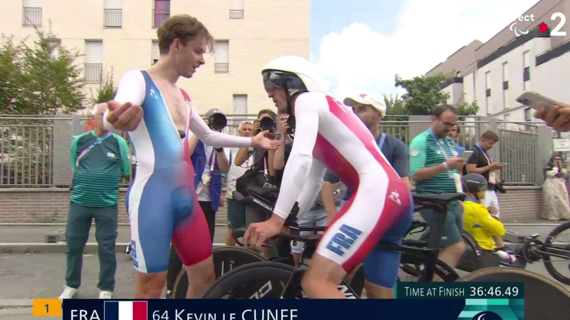 Jeux paralympiques : Kevin le Cunff et Thomas Peyroton-Dartet remportent l’or, pluie de médailles françaises en cyclisme sur route