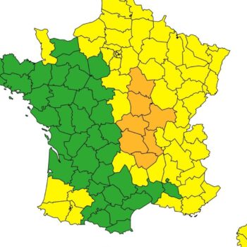 Météo : vigilance orange « pluies-inondations » dans sept départements ce jeudi matin