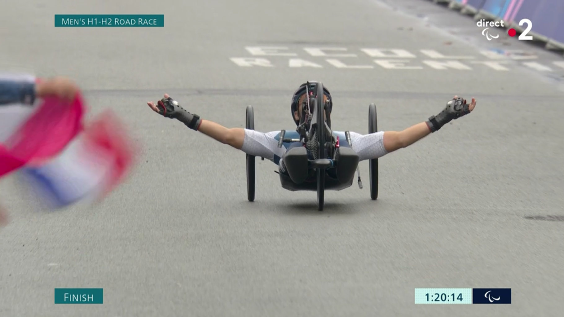 Jeux paralympiques : Florian Jouanny remporte la médaille d’or en course en ligne de cyclisme sur route