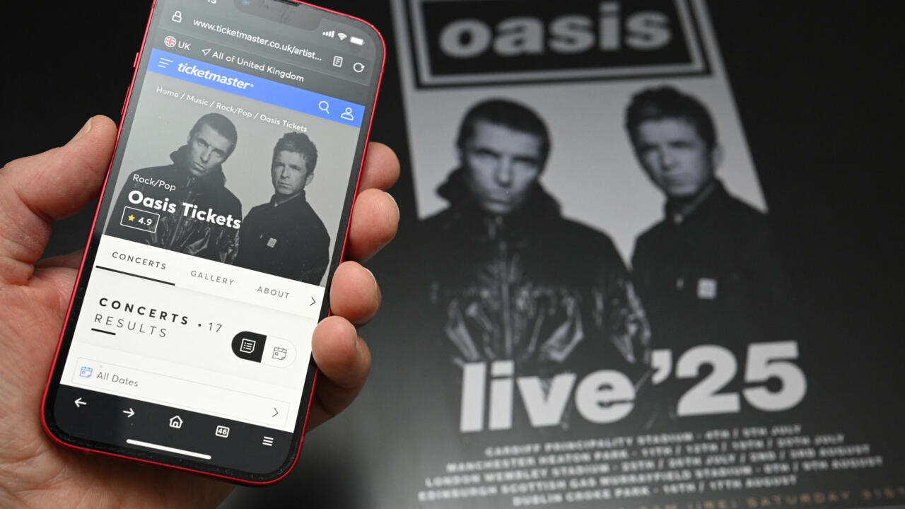 Billetterie pour Oasis : une enquête menée au Royaume-Uni contre le revendeur Ticketmaster