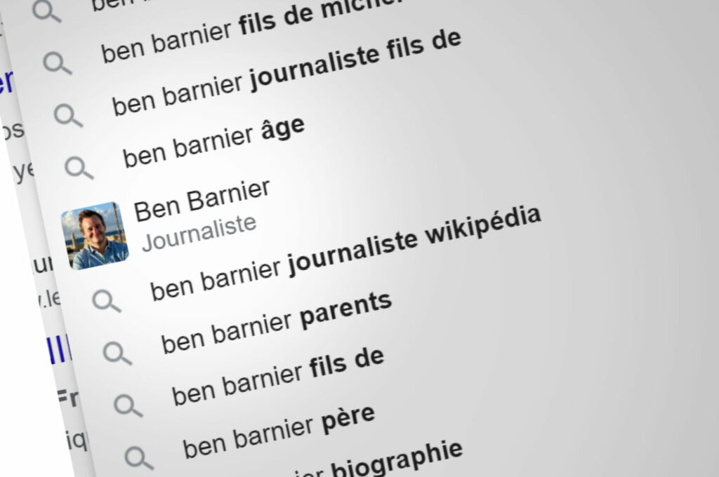 Reporter à France TV, Ben Barnier a eu une drôle de mésaventure avec Michel Barnier et... Google