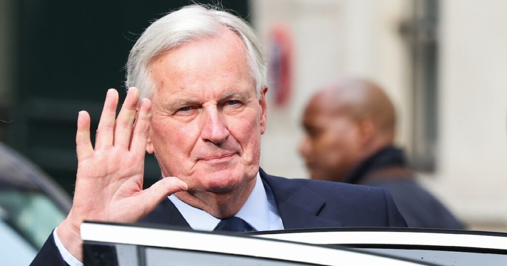 Le nouveau premier ministre Michel Barnier, le 5 septembre 2024