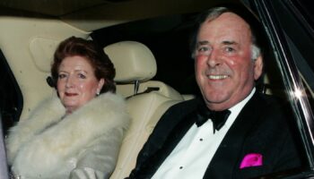 Terry Wogan with his wife Helen back in 2005. Pic: Reuters