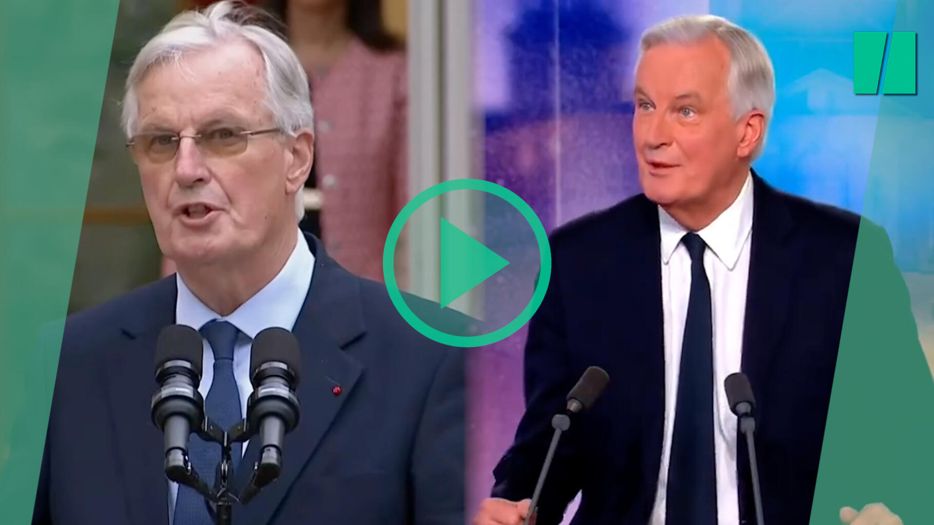 Quand Michel Barnier promettait de ne pas utiliser de mots blessants comme Emmanuel Macron