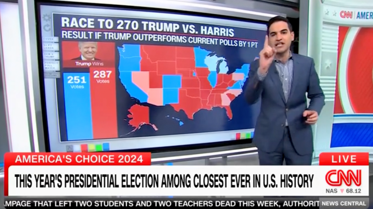 CNN data guru declares Trump will win White House if he outperforms current polling by one point