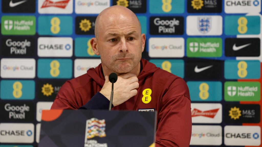 Lee Carsley is preparing for his first game in charge of the Three Lions. Pic: Reuters