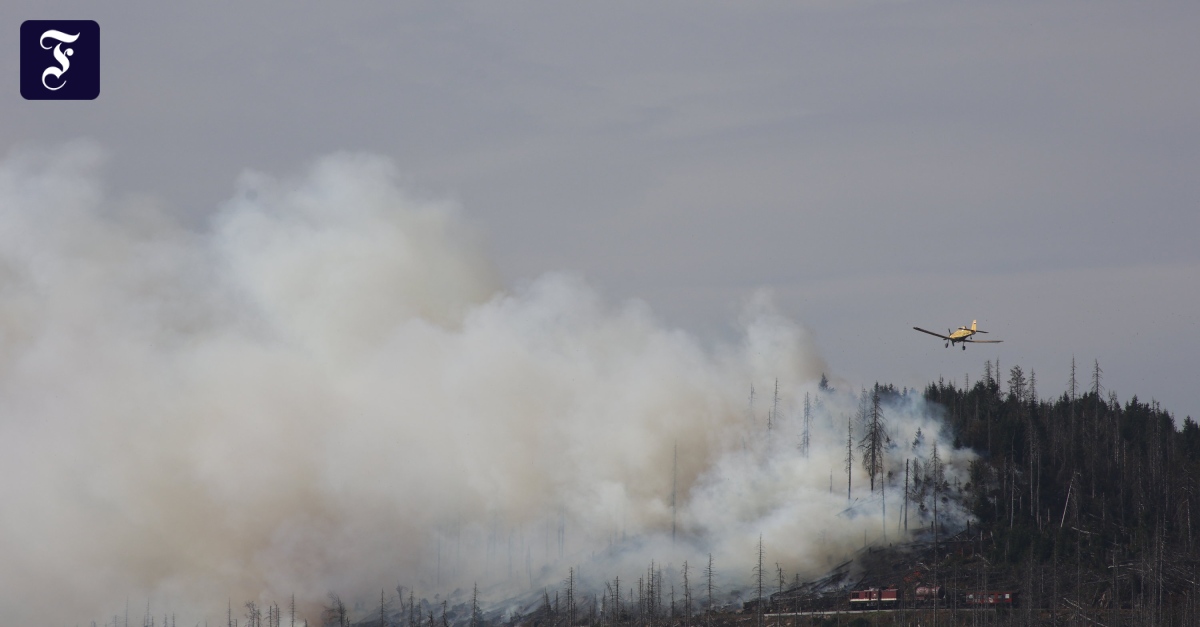 Waldbrand im Harz: 500 Menschen vom Brocken geholt