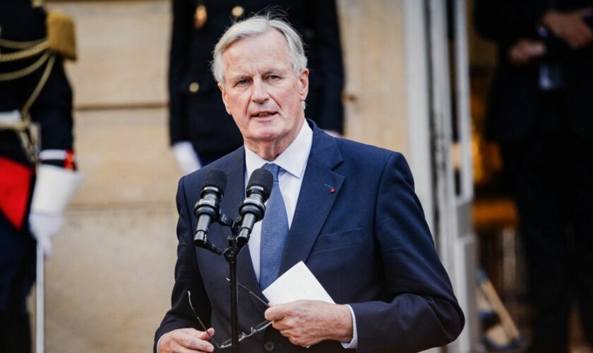 Le Premier ministre Michel Barnier poursuit ses consultations et déjeune avec la présidente de l'Assemblée nationale Yaël Braun-Pivet