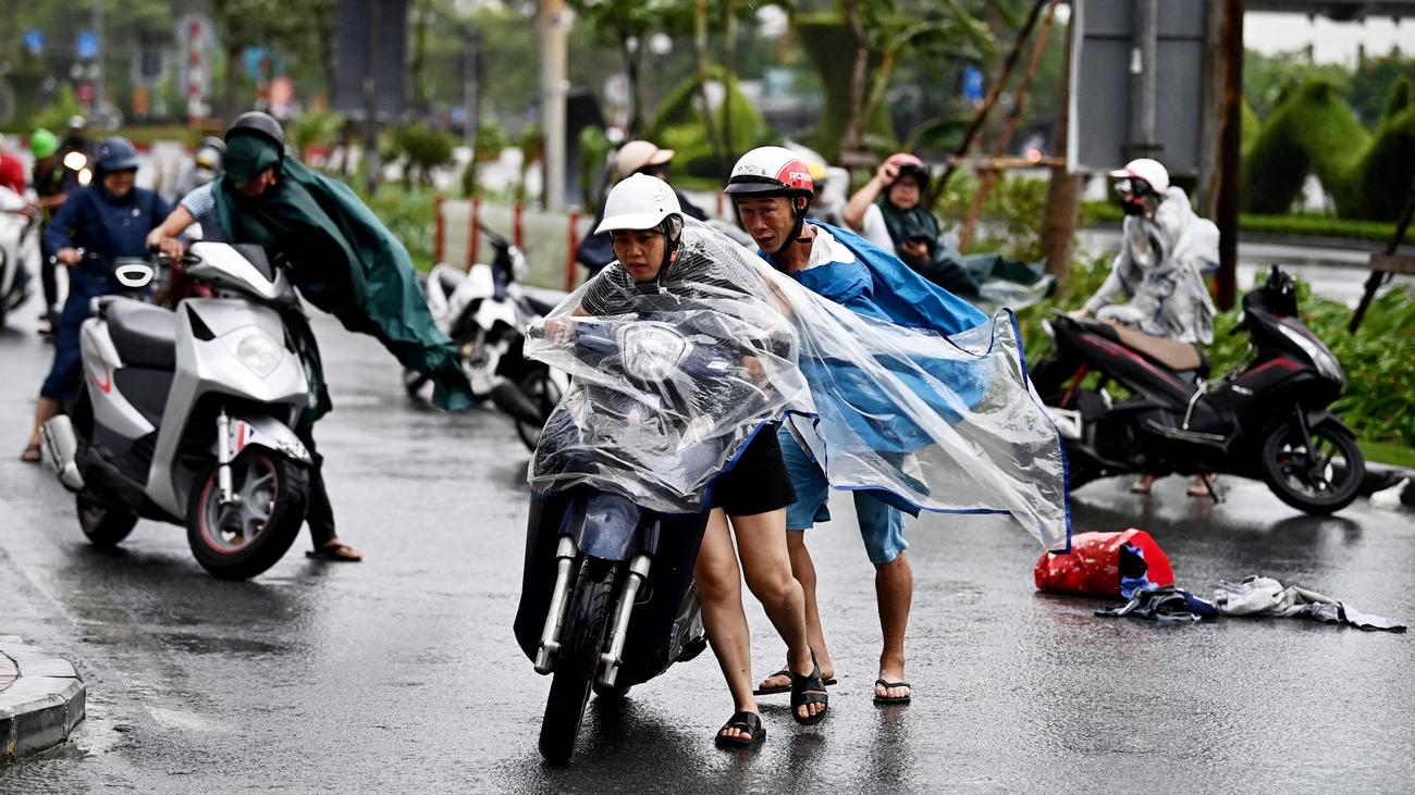 Unwetter: Tote und Verletzte durch Taifun Yagi in Vietnam und China