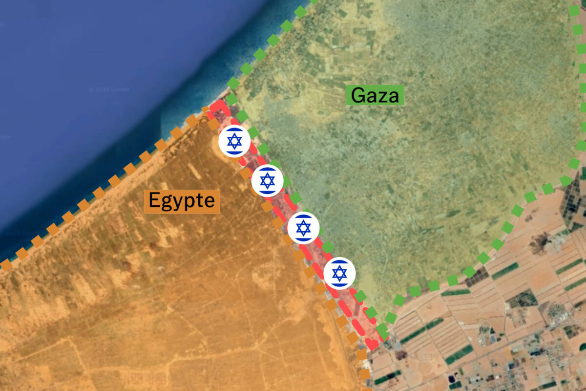 Trêve à Gaza : qu’est-ce que le corridor de Philadelphie, point de blocage dans des négociations entre Israël et le Hamas ?