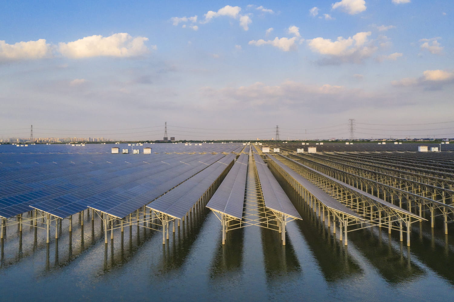 Ce parc à panneaux solaires est assez grand pour alimenter tout un pays