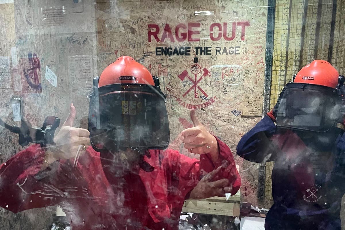 I was sick of talking about my problems – so I paid to smash up a ‘rage room’ instead