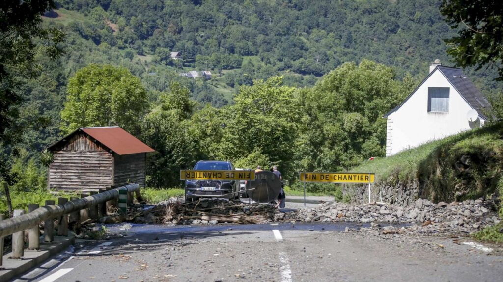 Intempéries dans les Pyrénées-Atlantiques : fermeture pour plusieurs mois d'une route menant à l'Espagne