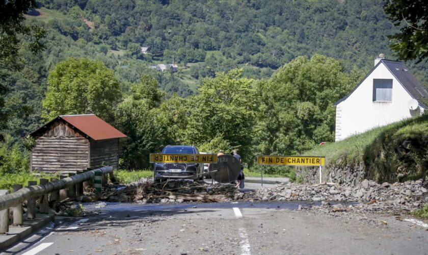 Intempéries dans les Pyrénées-Atlantiques : fermeture pour plusieurs mois d'une route menant à l'Espagne