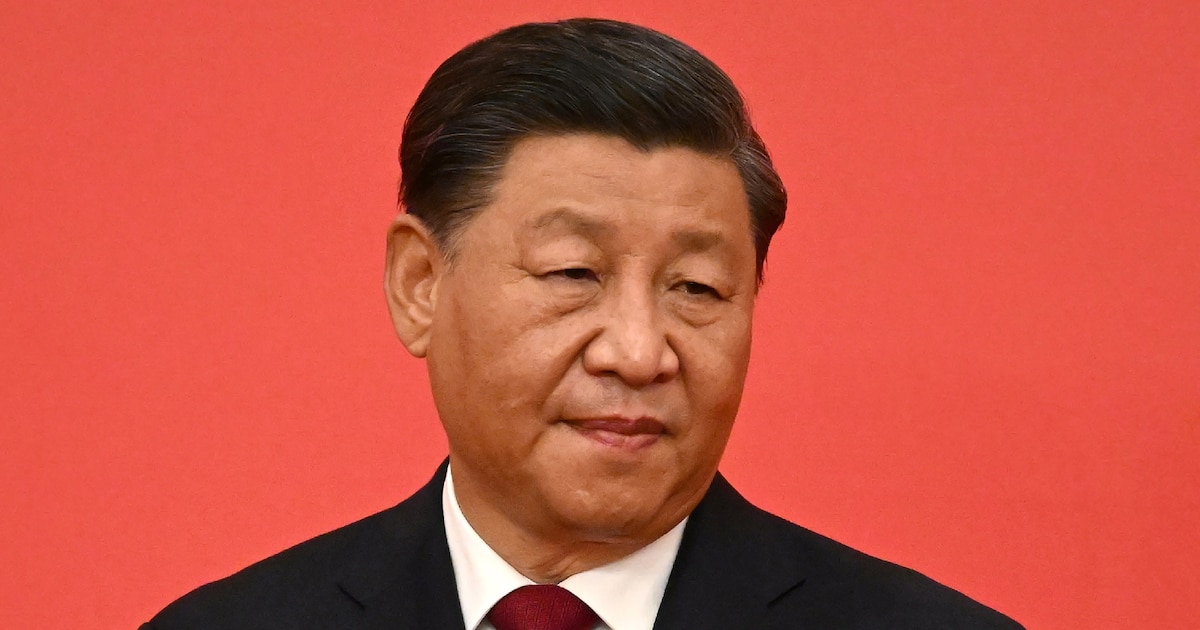 Photo d'archives du président chinois Xi Jinping prise le 23 octobre 2022