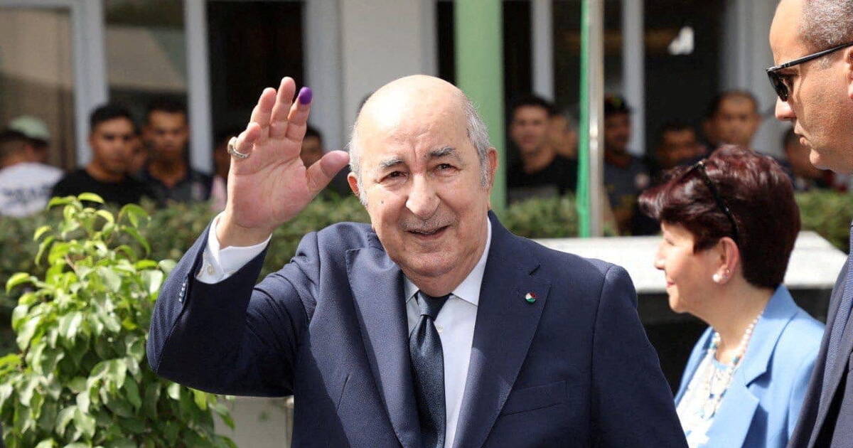 Algérie : le président sortant Abdelmadjid Tebboune réélu avec 94% des voix