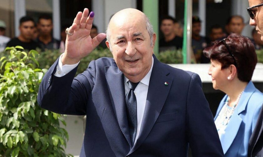 Election présidentielle en Algérie : le chef de l'Etat sortant, Abdelmadjid Tebboune, est réélu avec 94,65% des voix, annonce l'autorité électorale du pays