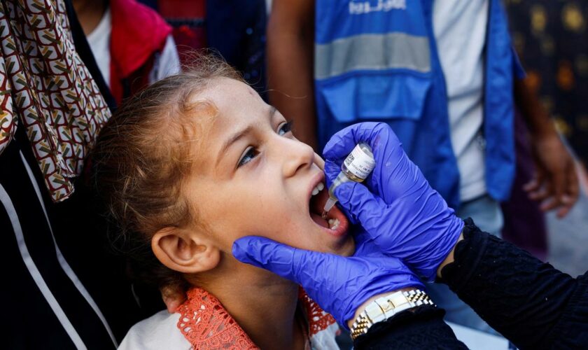 Krieg in Nahost: Mehr als 446.000 Kinder im Gazastreifen gegen Polio geimpft