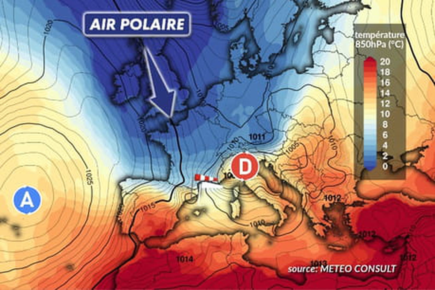 Voici quand le pic de fraîcheur sera atteint cette semaine, moins de 15 degrés presque partout et même de la neige !