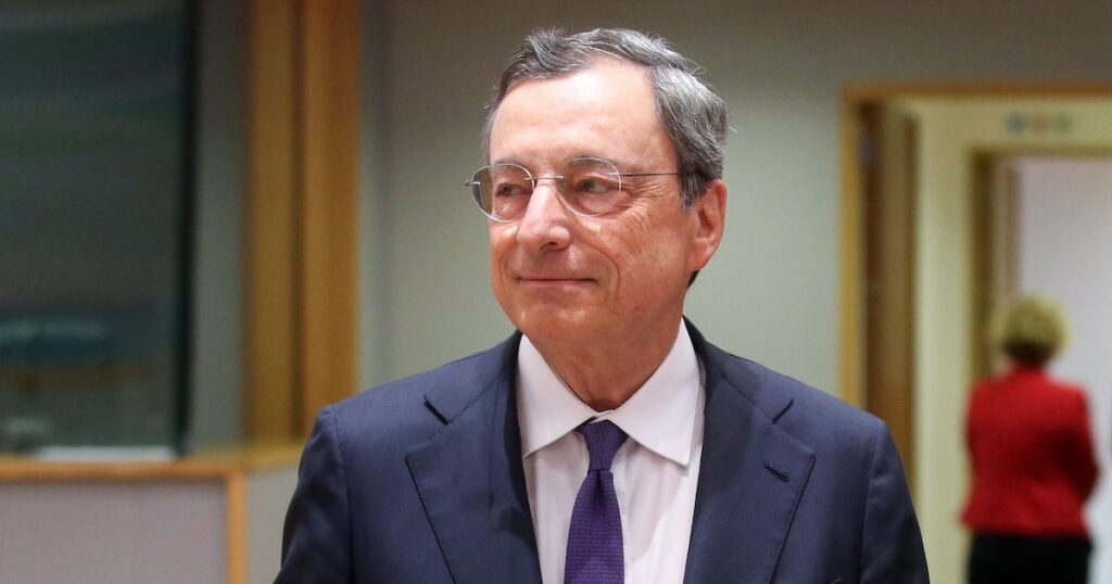 Le président de la Banque centrale européenne Mario Draghi, le 8 juillet 2019 à Bruxelles