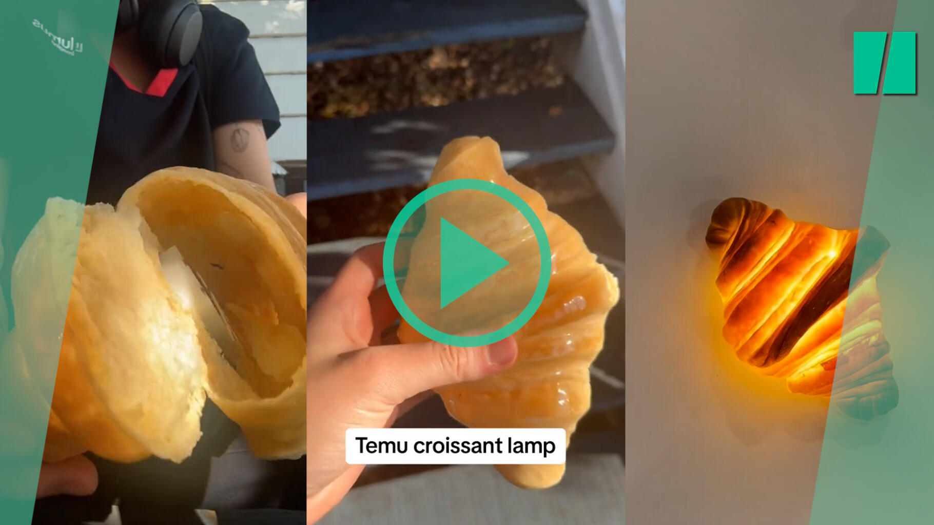 Sur Tiktok, cette lampe virale en forme de croissant est en fait une vraie viennoiserie