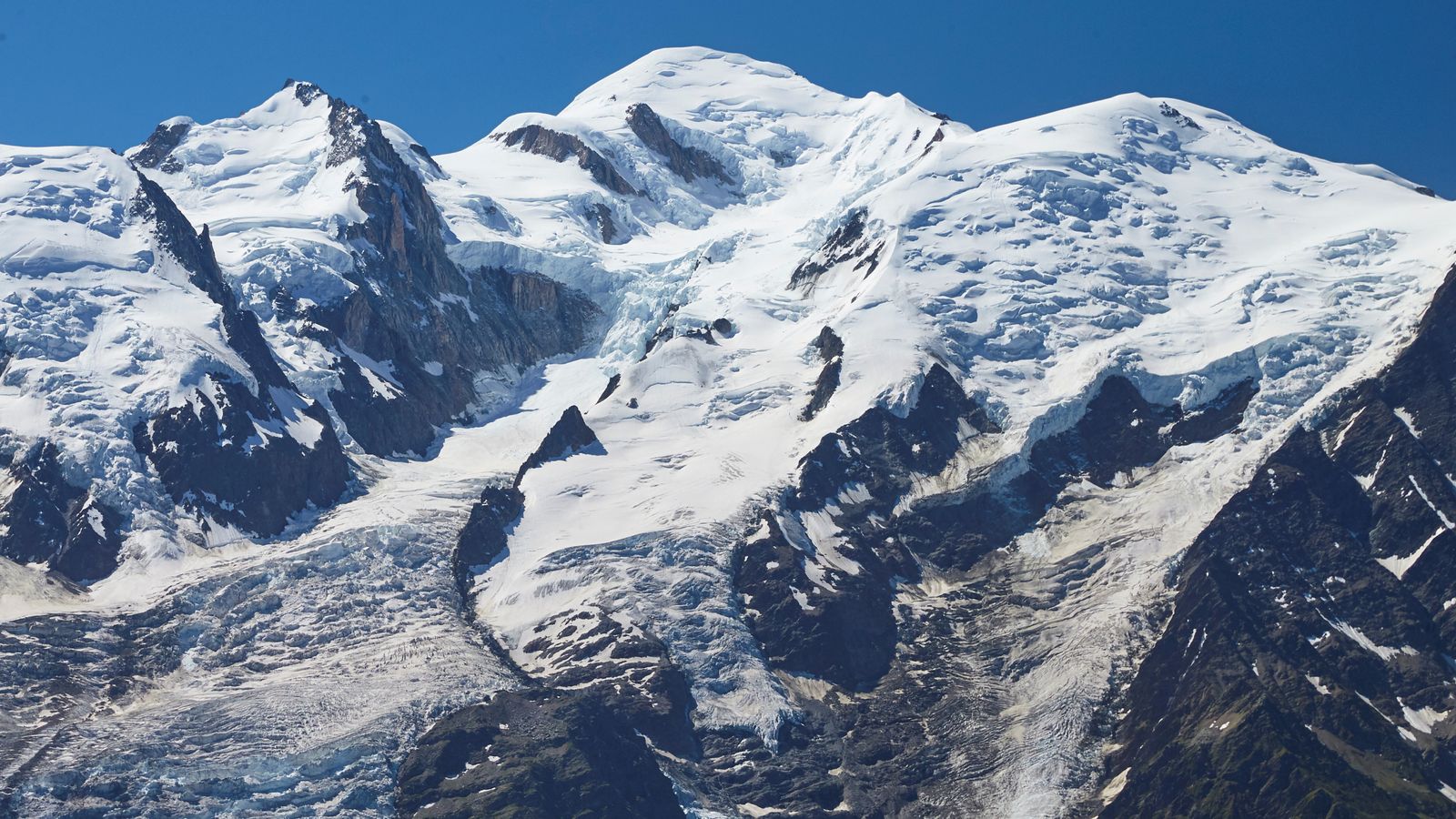 The climbers were found dead on the French side of Mont Blanc. File pic