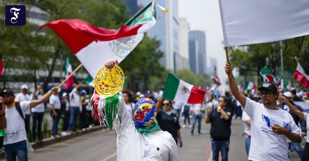 Umstrittene Justizreform: Demonstranten dringen in Mexikos Senat ein