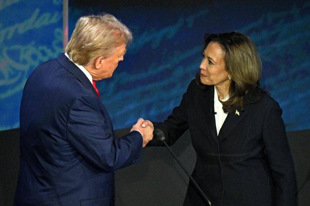 Trump reverts to old tactics and talking points as Harris focuses on policy to start their 2024 debate