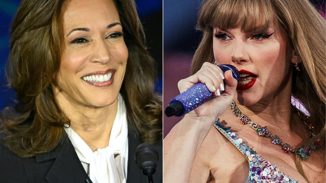 L'icône américaine de la pop Taylor Swift annonce qu'elle votera pour Kamala Harris