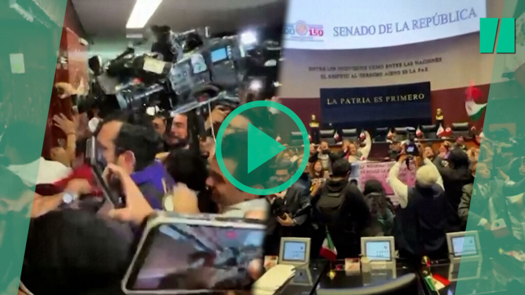 Le Sénat du Mexique envahi par des manifestants contre une réforme judiciaire, les images rappellent l’assaut du Capitole