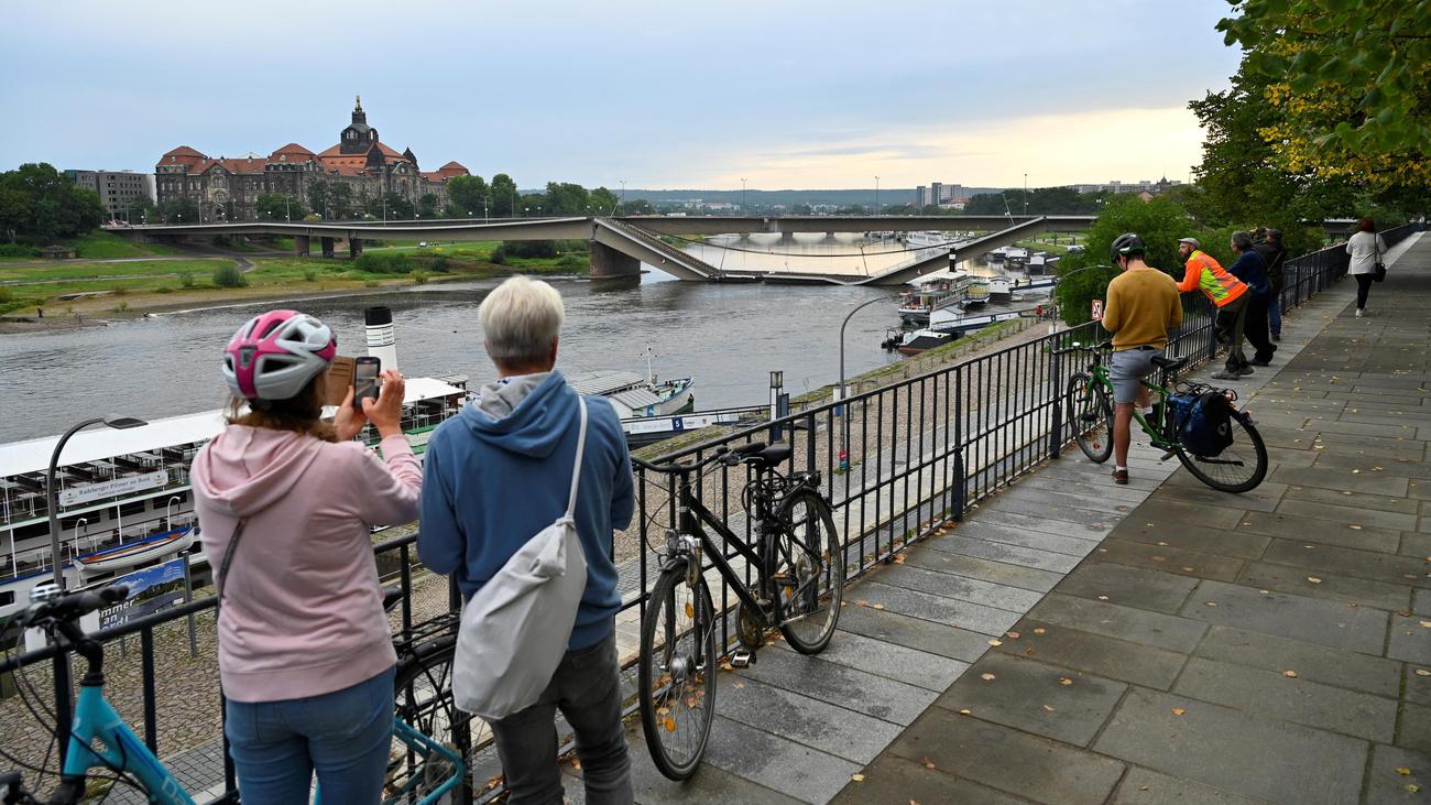 Dresden: Korrosion könnte Einsturz der Carolabrücke verursacht haben