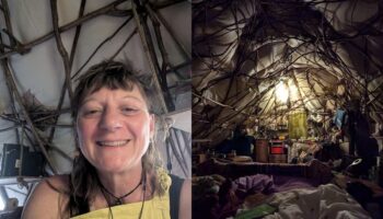 Mum, 55, moves out of family home for full-time nomadic living