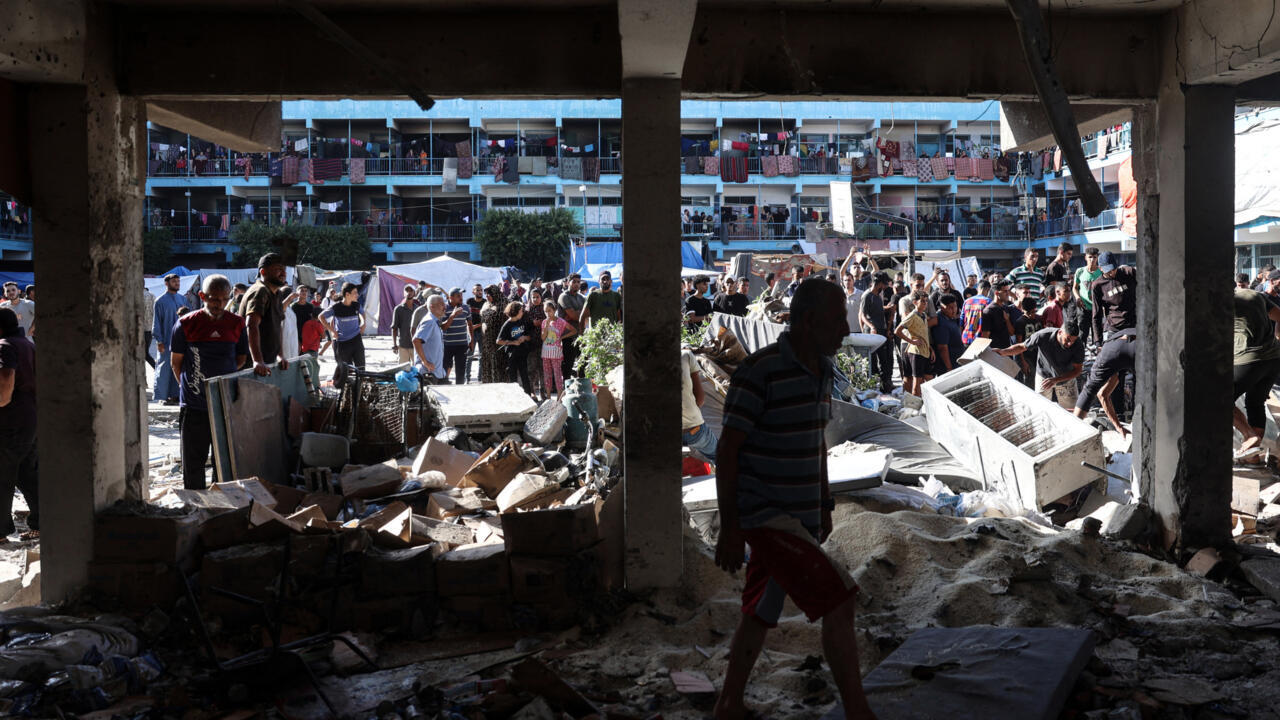 Gaza : 14 morts dans une frappe israélienne sur une école, selon la Défense civile