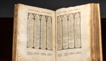 Rare 14th century Hebrew Bible written by Spanish rabbi sells for £5.3m