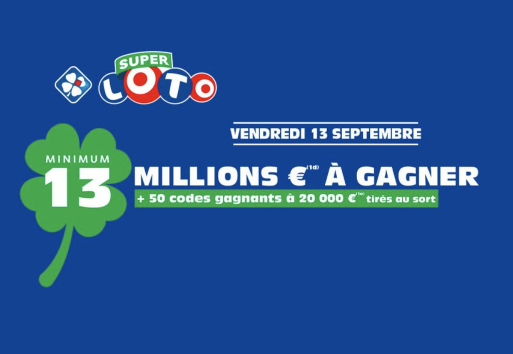 Résultat Loto (FDJ) : le tirage du vendredi 13 septembre 2024, 13 millions d'euros en jeu