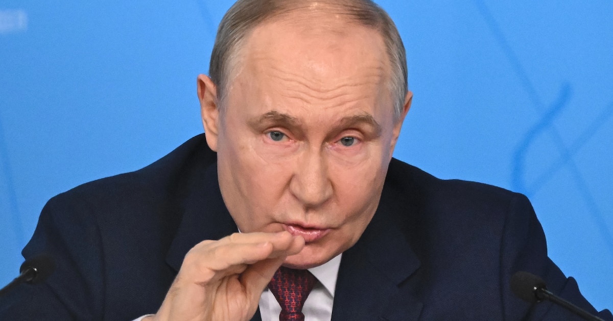 Vladimir Poutine à Moscou le 14 juin 2024