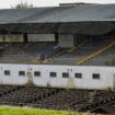 Workmen at Casement Park GAA stadium in Belfast, Northern Ireland. Contractors have begun assessing planned ground works at Casement Park ahead of the long-delayed redevelopment of the stadium.The maintenance and pre-enabling works will run until April, when the demolition of the existing terraces will begin. The GAA is undertaking the initial phase of works amid continued uncertainty over the funding of the redevelopment. The stadium in west Belfast has been earmarked for matches at the Euro 20