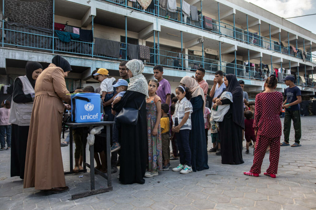 A Gaza, la vaccination contre la polio est un « succès massif », selon l’OMS