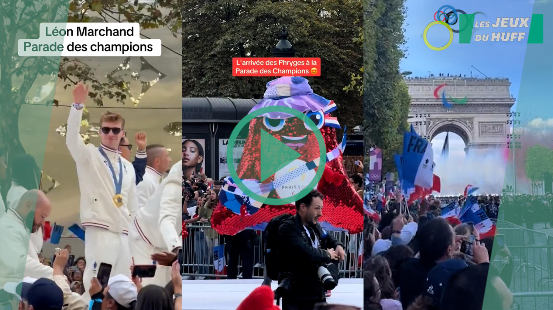 Parade JO 2024 : Phryge, Léon Marchand et Thomas Jolly, le défilé des champions avait le meilleur des Jeux