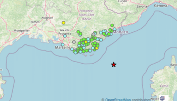 Un séisme de magnitude 4,3 ressenti sur la Côte d'Azur