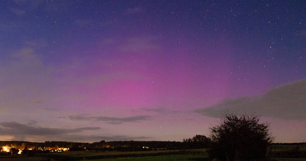 Des nouvelles aurores boréales observées partout en France cette nuit