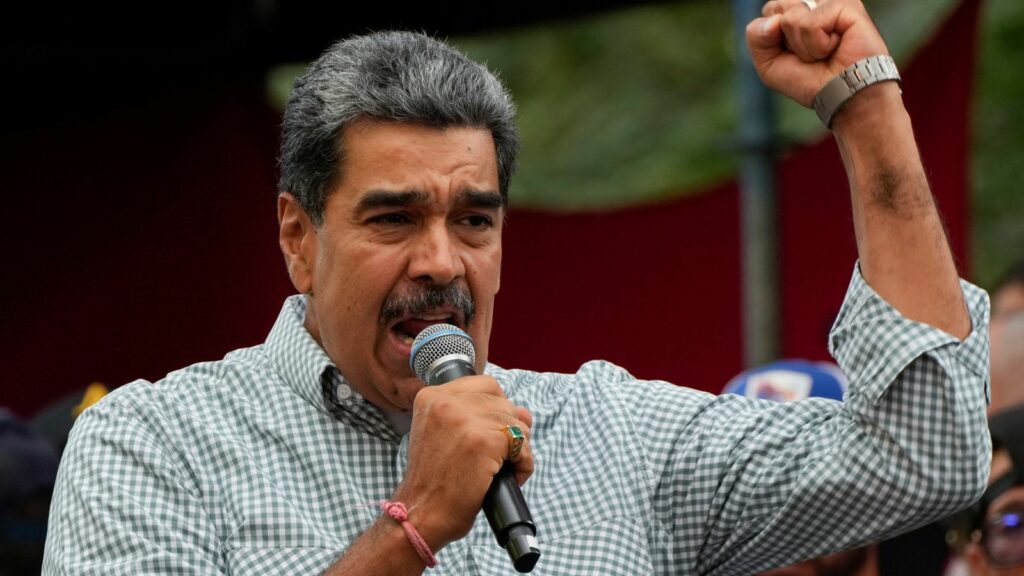 Venezuela's controversial and under-pressure leader Nicolas Maduro. Pic: AP