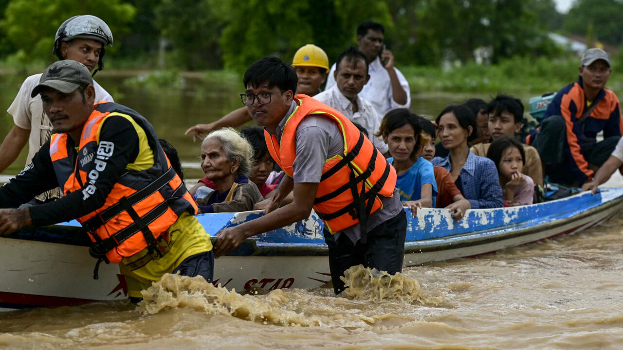 En Birmanie, des inondations font des dizaines de morts et de disparus