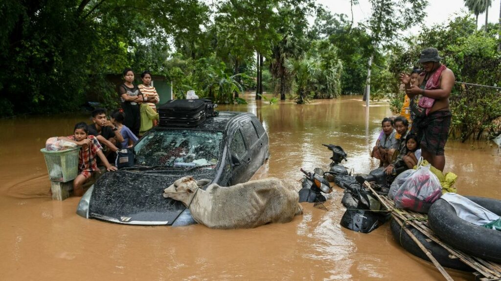 En Birmanie, le bilan des inondations monte à 74 morts et 89 disparus