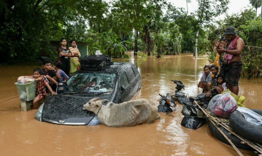 En Birmanie, le bilan des inondations monte à 74 morts et 89 disparus