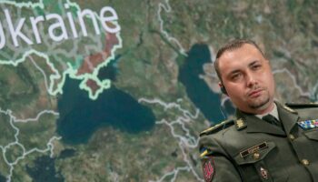 Le chef du renseignement militaire ukrainien Kyrylo Boudanov lors de la conférence Yalta European Strategy, le 9 septembre 2023 à Kiev