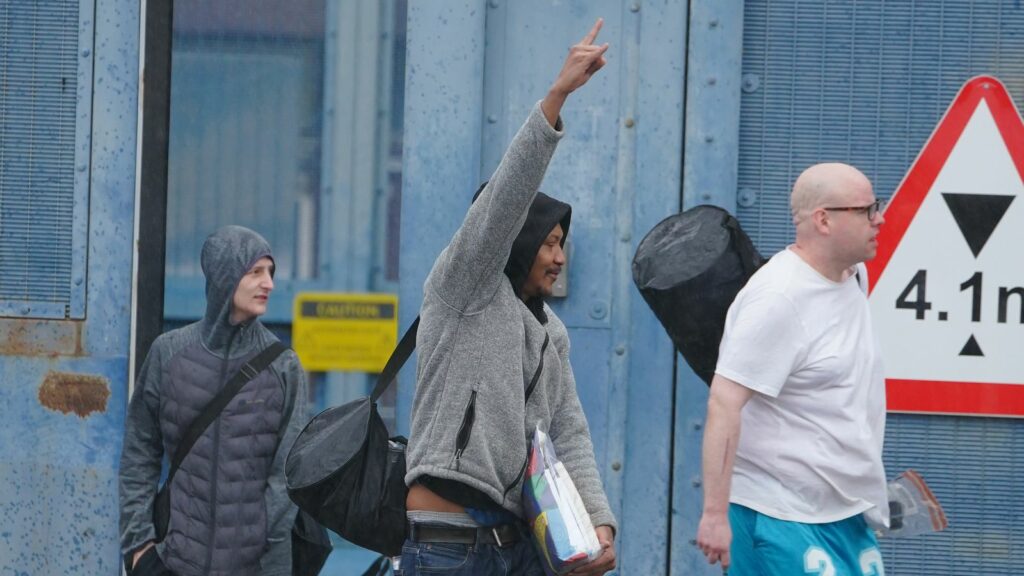 People seen outside HM Prison Liverpool. Around 1,700 inmates are expected to be let out early in an attempt to ease overcrowding in prisons. Picture date: Tuesday September 10, 2024. PA Photo. See PA story POLITICS Prisons. Photo credit should read: Peter Byrne/PA Wire