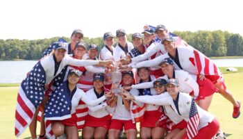 United States win Solheim Cup despite brave European fightback