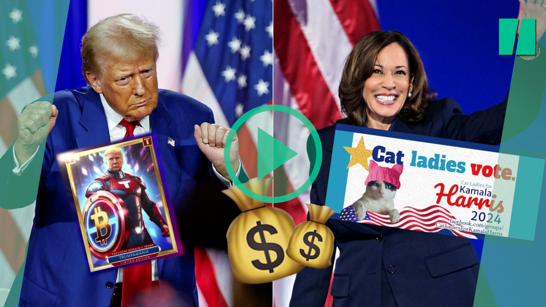 Kamala Harris et Donald Trump ne manquent pas d’inventivité pour collecter des fonds pour la présidentielle américaine