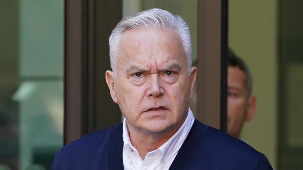 Former BBC broadcaster Huw Edwards leaves Westminster Magistrates' Court, London, where he was sentenced to six months' imprisonment suspended for two years after pleading guilty to three counts of making indecent images of children. Picture date: Monday September 16, 2024.